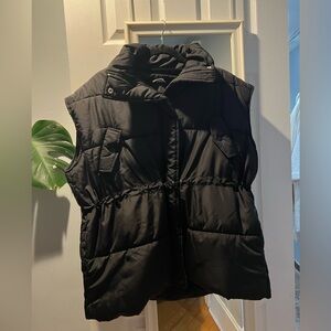 Blu Pepper Black Puffer Vest -Size L